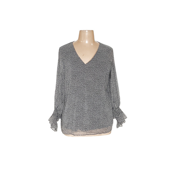 1. STATE Black Polyester Blouse XL - Picture 1 of 4